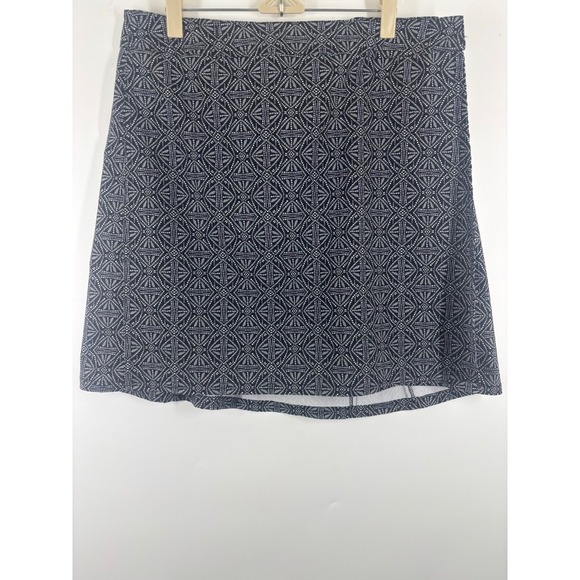 Ripskirt Hawaii Dresses & Skirts - RipSkirt Hawaii Navy‎ White Geometric Diamond Wrap Skirt Large Adjustable Beach